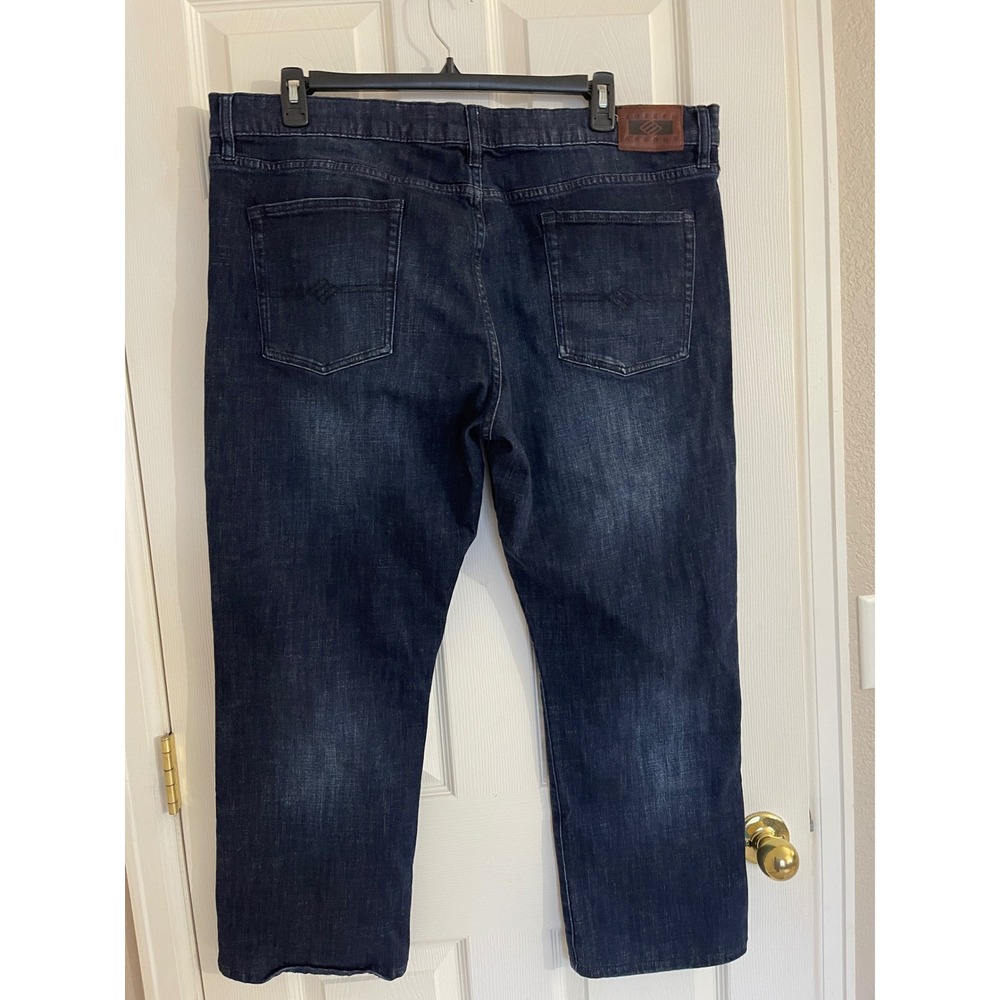 Joseph Abboud Men's Slim Fit‎ Jeans 40x34 Dark Wash Denim Straight Leg Classic - Picture 8 of 16